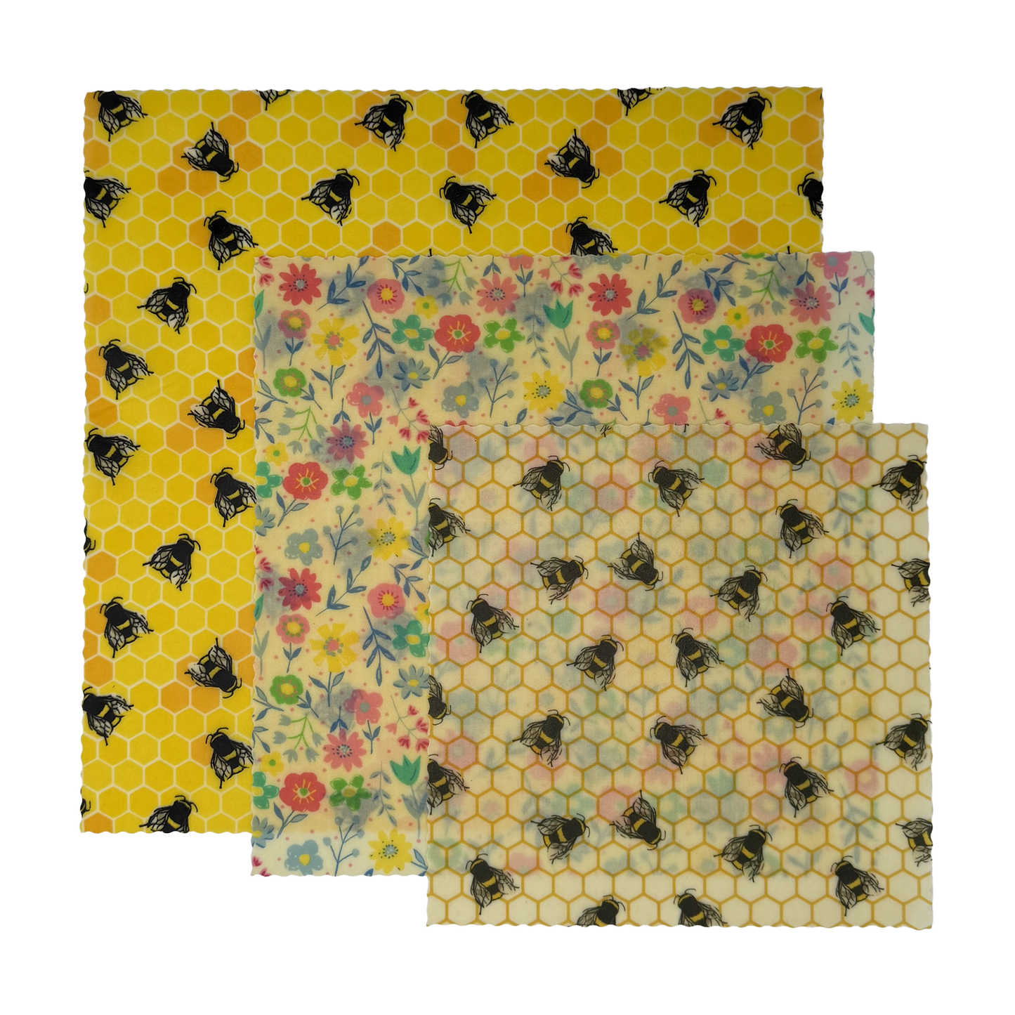 Bees & Flowers - 3 Pack (S|M|L)